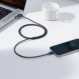 Кабель Baseus Crystal Shine Series USB to Lightning 2m Black (CAJY000101) [92815] - мініатюра 10