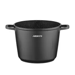 Каструля з кришкою глибока Ardesto Gemini Lazio AR1940CA 4 л 20 см чорна - мініатюра 2