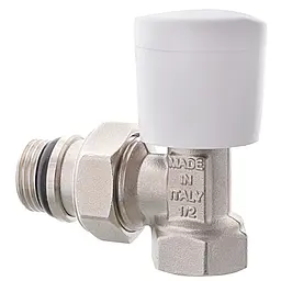 Кран радіаторний Roho R5551-050 - 1/2" кутовий (антипротечка) RO0129 - мініатюра 3