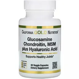 Комплекс для суглобів California Gold Nutrition 60 рослинних капсул