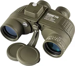 Бінокль морський Admiral 7x50 Military floating compass reticle Зелений