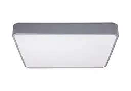 Люстра стельова LED Levistella 752L71 GRAY, 76W, білий акрил, сірий метал, сучасний стиль