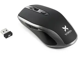 Миша Vinga MSW-909 Silent Black Grey - мініатюра 2