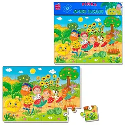 Розвивальна гра Vladi Toys, м’які пазли А4 «Малюк зможе. Ріпка» VT1102-28