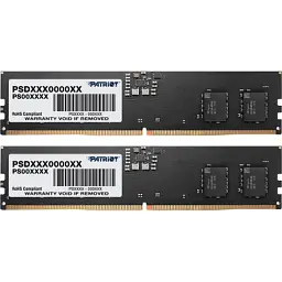 Модуль пам'яті для комп'ютера DDR5 16GB (2x8GB) 4800 MHz Signature Line Patriot (PSD516G4800K)