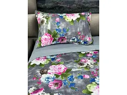 Комплект постільної білизни ARCLOUD 2-х сп 175х210 Printed 8218-11 17-3802 Gull 2нав. 50х70 мікрофібра - мініатюра 3