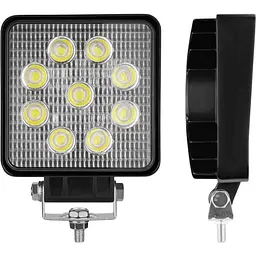 LED фара Brevia Flood Ближнє світло 10-30V 27W (9x3W) 1980Lm Алюмінієвий корпус IP68 (10642QSX1)