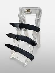 Підставка прозора каскадна для 3 ножів Weknife/Civivi/Sencut