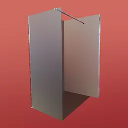 Душова перегородка Koer SR SP01-100x200-TR-01 Walk-In прозоре скло Easy Clean 8 мм, хром KR5393, прозоре, хром - мініатюра 6