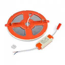 LED світильник вбудований з декоративною підсвіткою VIDEX DL4R 18W+6W 5000K+2700K 220V - мініатюра 9