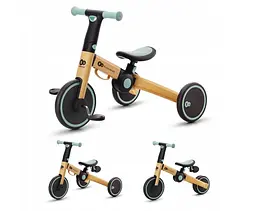 Триколісний велосипед біговел 3 в 1 KiderKraft 4Trike Flower Blue - мініатюра 2