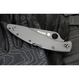 Ніж Spyderco Police 4 VG10 BB Black - мініатюра 4