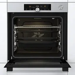 Духова шафа Gorenje електрична 77 л, A+, пара, дисплей, готування на різних рівнях, нержавіюча сталь - мініатюра 2