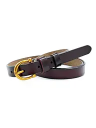Жіночий шкіряний ремінь 1,8 х 110 см Weatro Темно-коричневий zhin-kit-18k-0069 (zhin-kit-18k-0069) - мініатюра 2