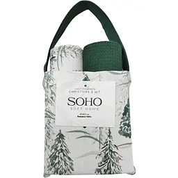 Набір рушників Soho Christmas бавовна 100% 40х60 см 2 шт. (BS 87282C/1)