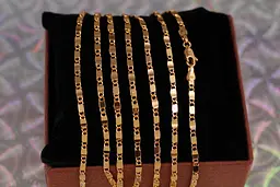 Ланцюг Xuping Jewelry хвилястий равлик 45 см 2.5 мм золотистий