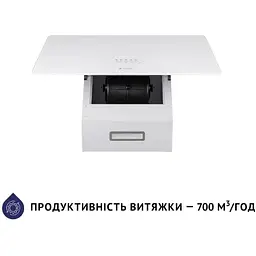 Витяжка Minola HVS 6224 WH 700 LED - мініатюра 3