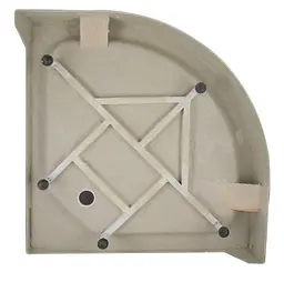 Набір Lidz Душова кабіна Latwa SC80x80.SAT.LOW.GR, напівкругла, скло тоноване 4 мм + Душовий піддон Kapielka ST80x80x15 - мініатюра 11