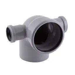 Коліно каналізаційне складне VITOPlast ⌀ 110х50х50 мм 90° праве/ліве 30412