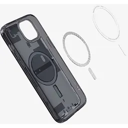 Чохол оригінальний протиударний Spigen Ultra Hybrid Crystal MagSafe для iPhone 14 Plus/15 Plus Zero One ACS06664 - мініатюра 2