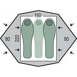Намет Pinguin Gemini 150 (1033-PNG 111) - мініатюра 2