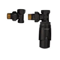 Комплект для підключення радіатора Koer 1/2" кутовий з термоголовкою SET-24 KR5283 - мініатюра 4