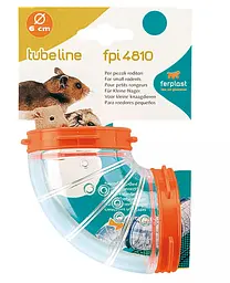 Тунель для гризунів Ferplast FPI 4810 Curve помаранчевий 6x6 см Ø 6 см 84810099