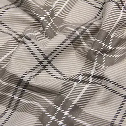 Простирадло Cosas на резинці фланель 80х160 sand tartan, бежевий (Flannel_SandTartan_80x160x20) - мініатюра 5