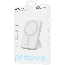 Зовнішній акумулятор Proove Hyperion 10000mAh 20W White (PBHN15020002) [136797] - мініатюра 7