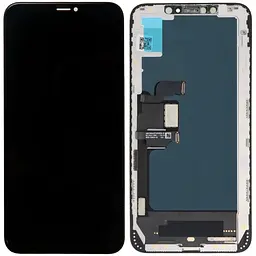 Дисплей iPhone XS Max, чорний, OLED, OEM Soft, Huaxing