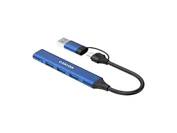 Мультипортовий адаптер Canyon DS-02 Blue (CNS-TDS02BL) - мініатюра 2
