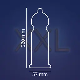 Презервативи Contex Extra Large збільшеного розміру з силіконовою змазкою 12 шт. (5060040302231) - мініатюра 4