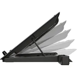 Підставка до ноутбука Trust GXT 1125 Quno (17.3") Blue LED Black (23581_TRUST) - мініатюра 2