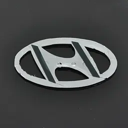 Емблема для Hyundai 100 x 50 мм Sonata 3M скотч (86300-1J500) - мініатюра 2