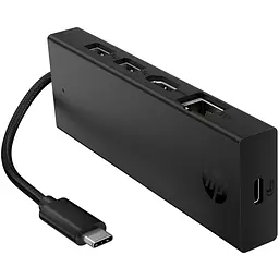 Хаб USB 3.0 ->HDMI/USB2.0x2/USB-C PD/Ethernet Hub HP - мініатюра 3