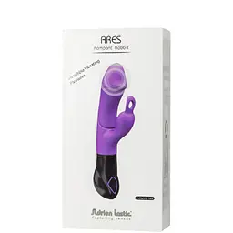 Вібратор-кролик Adrien Lastic Ares 19.8х см фіолетовий