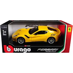 Автомодель Bburago Ferrari F12tdf 1:24 Yellow (18-26021) [119109] - мініатюра 4