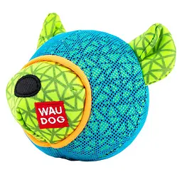 Іграшка для собак Waudog Fun Ведмідь Ш 12 см Д 11 см блакитна - мініатюра 2
