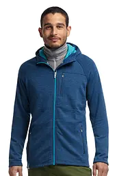 Кофта Icebreaker Sierra LS Zip 477 Equinox/Aegean XL (1052-101 477 401 XL) - мініатюра 2