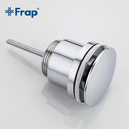 Донний клапан Frap F62, автомат, 1 1/4", хром, Хром - мініатюра 4