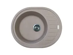 Кухонна мийка Adamant OVUM terra 615x495x200 мм, з крилом 61,5 см