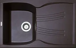 Кухонна мийка Adamant NEW LINE Мокко 780x495x235 мм, з крилом 78 см - мініатюра 1