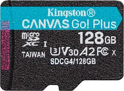 Карта пам'яті microSD 128GB C10 UHS-I U3 A2 V30 R200/W100MB/s Kingston teh0025037