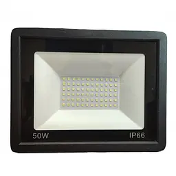 Світлодіодний вуличний квадратний прожектор Flood Light 50W 6500К 220V IP66 - мініатюра 2