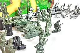 Набір солдатиків "Армія" в рюкзаку малий SSA-small Colorplast - мініатюра 3