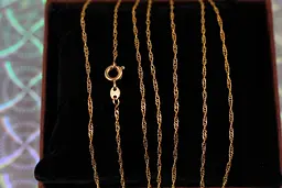 Ланцюг Xuping Jewelry Сінгапур 50 см 1 мм золотистий