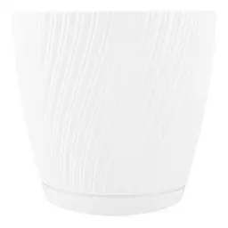 Горщик Form-Plastic Міка-15 з підставкою 1.75 л білий (4550-011) - мініатюра 2