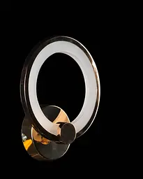 Бра настінне LED Splendid Ray BK237/1 1 лампа 23 см золото/білий для дому
