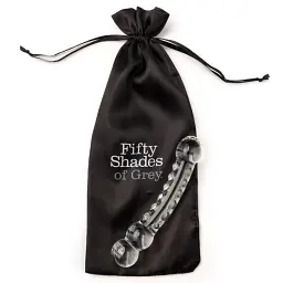 Скляний фалоімітатор Fifty Shades of Grey Drive Me Crazy 19 см прозорий - мініатюра 6
