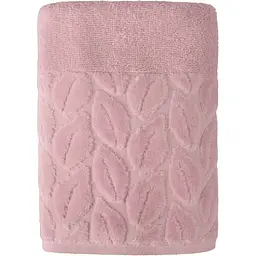 Рушник махровий Soho Leaves 50х90 см Pink (50*90 Leaves Pink) - мініатюра 2
